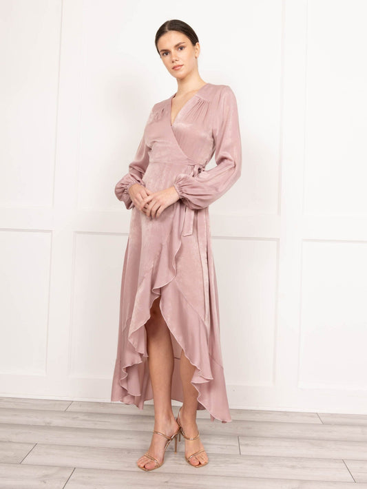 Flounce London Blush Midaxi Dress